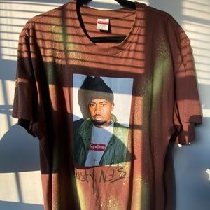 Supreme Nas Tee 2017 in Brown L